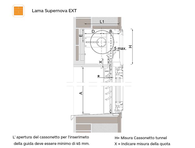 Seccion enrollamiento obra supernova exterior
