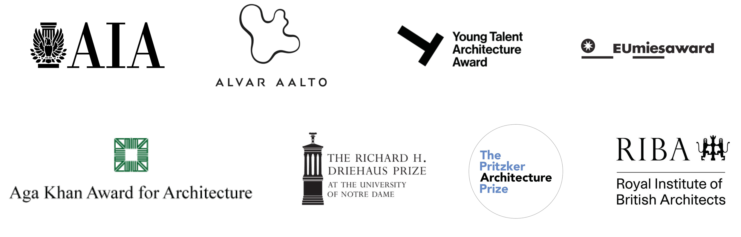 Imagen de los premios más prestigiosos de arquitectura a nivel internacional y los arquitectos ganadores - Gradhermetic